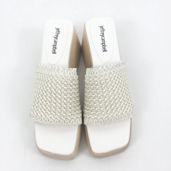 Jeffrey Campbell Dipsey Weave Sandals Size 7M - Picture 2 of 6